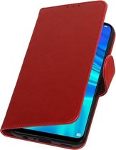 Wicked Narwal | Premium bookstyle / book case/ wallet case voor Huawei Honor 10 Lite Rood