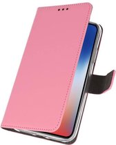 Wicked Narwal | Wallet Cases Hoesje voor iPhone XS - X Roze