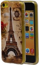 Wicked Narwal | Eiffeltoren TPU Hoesje voor iPhone 5C