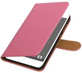 Wicked Narwal | bookstyle / book case/ wallet case Hoes voor HTC Desire 825 Roze