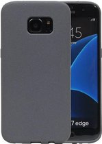 Wicked Narwal | Sand Look TPU Hoesje voor Samsung Galaxy S7 Edge G935F Grijs