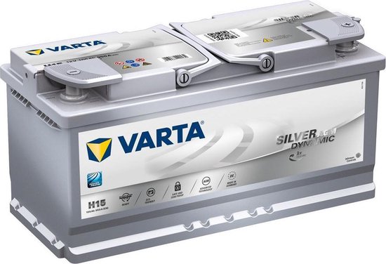 Varta Start-Stop Silver Dynamic AGM 605901095 H15 12V 105 Ah 950A / FR  Batterie de... | bol.com