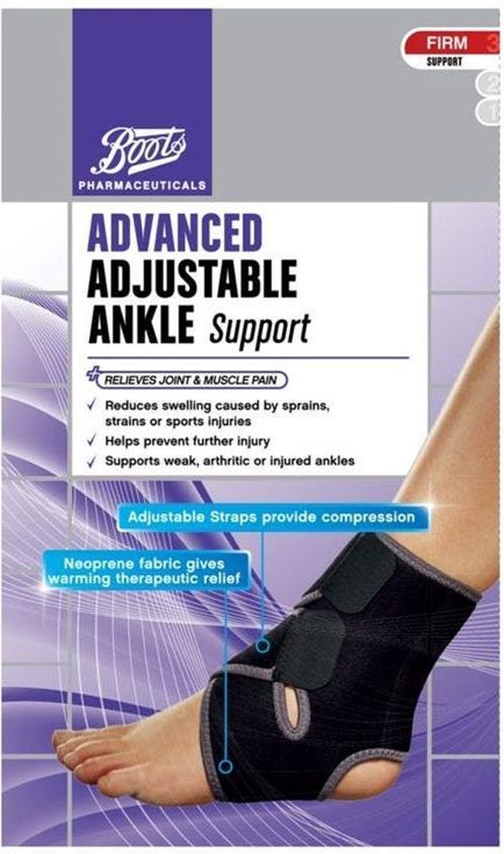 Boots Pharmaceuticals Advanced Adjustable Ankle Support