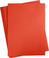 Gekleurd Karton, A2, 420x594 mm, 180 gr, rood, 100 vel/ 1 doos | Knutselpapier | Knutselkarton