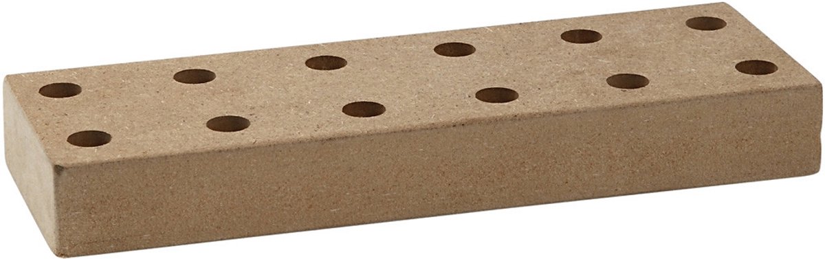 Stiftenhouder voor Berol, afm 20x6,5x2,5 cm, gatgrootte 11 mm, 1 stuk