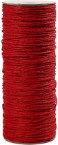 Papiergaren. rood. dikte 1.8 mm. 470 m/ 1 rol. 250 gr