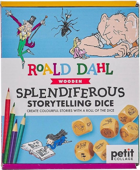 Boek: Petit Collage Splendiferous Storytelling Dice Junior Papier, geschreven door Petit Collage