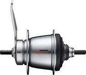 Versnellingsnaaf 7 speed Shimano Nexus 7 SG-C30017 met terugtraprem - 36 gaats - zilver