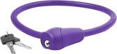 M-wave kabelslot silicone paars 60cm12mm