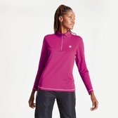 Dare2B Lowline II sneldrogende lichtgewicht Core Stretch tussenlaag voor dames met halve rits, actief roze