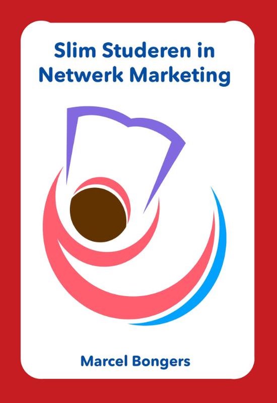 Cover van het boek 'Slim studeren in netwerk marketing' van Marcel Bongers