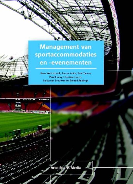 Cover van het boek 'Management van sportaccommodaties en -evenementen / druk 1'