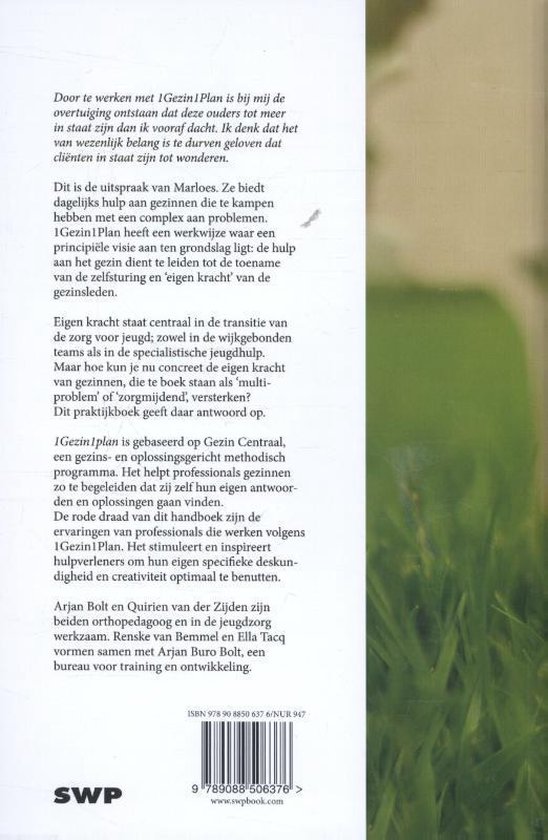 Boekrug met tekst en ISBN-nummer.