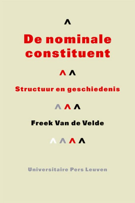 De nominale constituent - cover