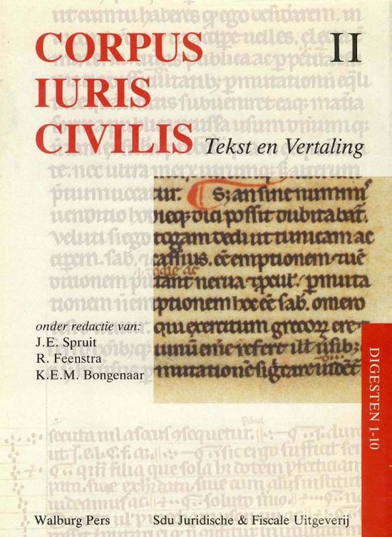 Corpus iuris civilis II Digesten 1-10 - cover