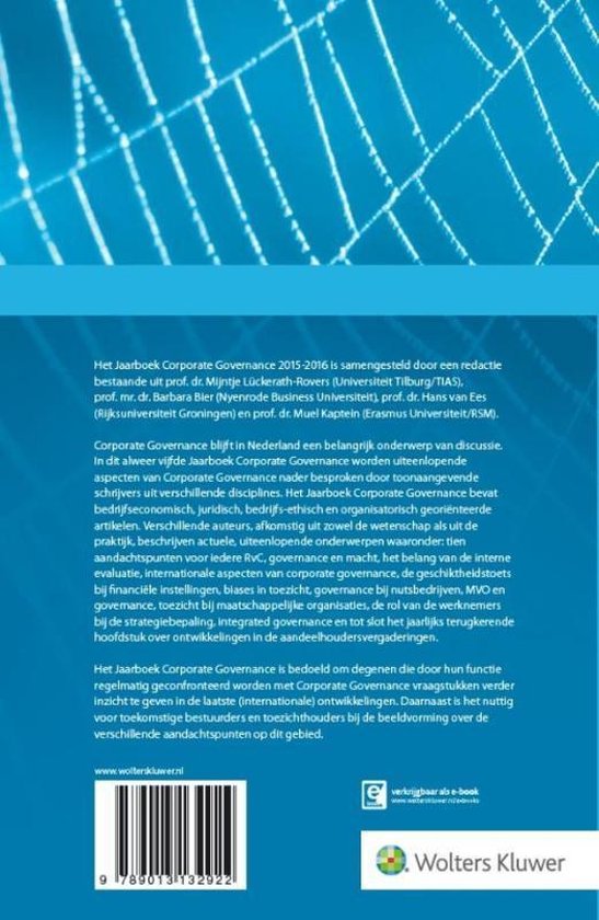 Jaarboek Corporate Governance 2015-2016