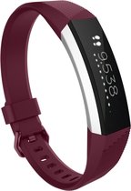 Bandje Voor Fitbit Alta - Sport Band - Rose Rood - Maat: ML - Horlogebandje, Armband