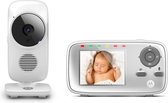 Motorola MBP-483 Babyfoon met camera 2.8" - Met kleurenscherm en infrarood verbinding - Wit