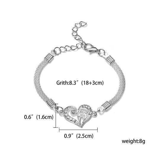 geluksbrenger Love armband - Inspirerend Winkelen - symbolische cadeaus
