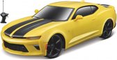 Maisto Auto Rc Chevrolet Camaro 1:24 Geel/zwart 2-delig