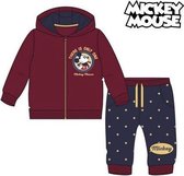 Joggingpak voor kinderen Mickey Mouse 74706 Bordeaux