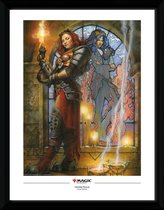 Magic the Gathering Chandra, Torch of Defiance Framed collector print met kader 30 x 40cm