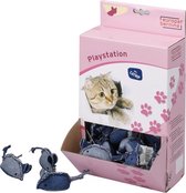 Ebi Jeans mouse crackle catnip 5,7cm, LET OP ! PER 4 STUKS EN GEEN KEUZE MOGELIJK !!