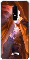 OnePlus 6 Hoesje Transparant TPU Case - Sunray Canyon #ffffff