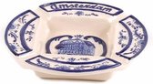 Delfts Blauw Embossed Asbak Klein Amsterdam - Souvenir