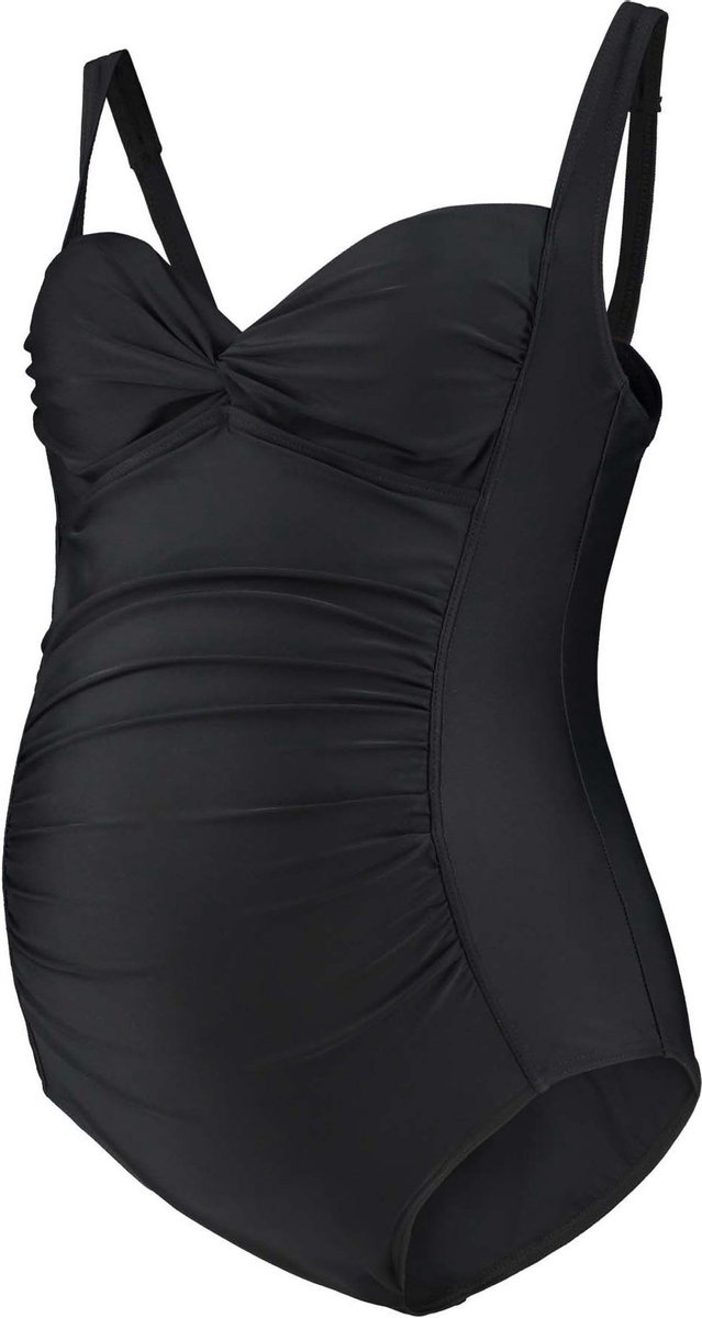 Prénatal Zwangerschapsbadpak Dames - Zwemkleding - Zwart - Maat XL