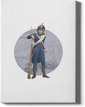 Walljar - Armed Civil Forces Rotterdam - Muurdecoratie - Poster met lijst