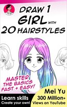 Draw 1 Girl with 20 Hairstyles
