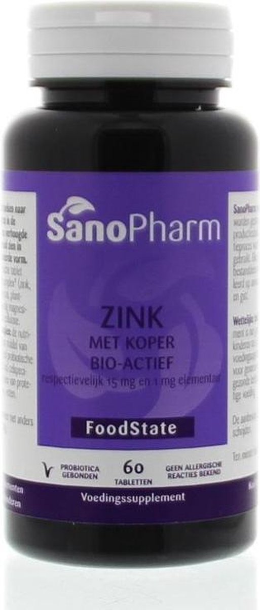 Sanopharm Zink Koper 15/1 Mg - Sanopharm
