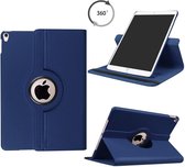 Draaibaar Hoesje 360 Rotating Multi stand Case - Geschikt voor: Apple iPad Air 1 2013 / Air 2 2014 / 2017 / 2018 9.7 inch - donker blauw