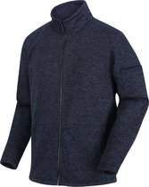 Gavriel gemêleerde fleece met rits over de volle lengte van Regatta voor heren, Outdoorjas met waterafstotend inzetstuk, marineblauw