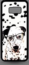 Samsung Galaxy S8+ Dalmatier pup met bril