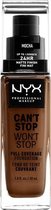NYX Professional Makeup Can't Stop Won't Stop Full Coverage Foundation - Mocha CSWSF19 - Foundation - 30 ml