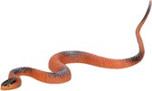 15x stuks plastic dieren kleine slangen van 15 cm - Reptielen dieren decoratie/speelgoed - Horror thema