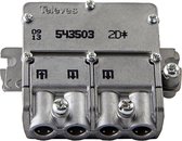 Televés F3155435 Satelliet Splitter F-connector 4.4 Db / 5-2400 Mhz - 2 Uitgangen