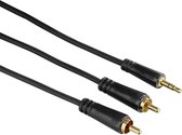 Hama Audiokabel Jack 3.5 Mm - 2 Cinch 5.0m 3ster