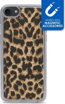 Apple iPhone SE (2020) Hoesje - My Style - Magneta Serie - TPU Backcover - Leopard - Hoesje Geschikt Voor Apple iPhone SE (2020)
