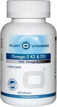 Omega-3 K2 & D3 60 Softgels Plantovitamins
