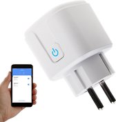 HOBED Energiemeter en Tijdschakelaar Smart Plug Slimme Stekker Wifi – Wifi Verbruiksmeter Tijdschakelaar – Smart life app – Google Home Alexa – Smart Home – Energieverbruiksmeter