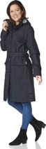 Long coat Becca black/antracite-M