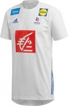 Frans Handbalteam Uitshirt Heren - sportshirts - wit/rood - maat XXL