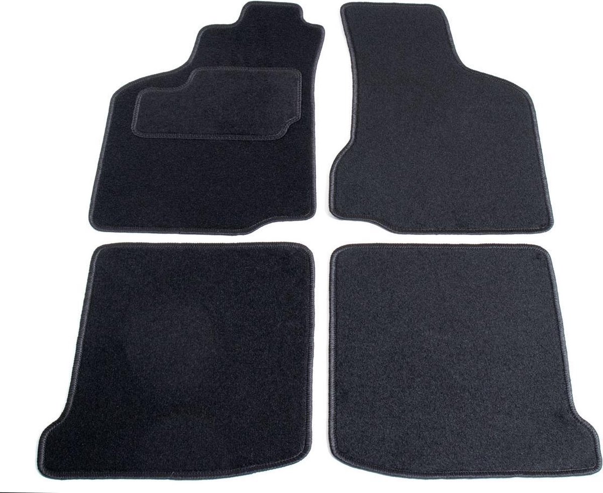 Tapis de voiture avant - tissu noir - convient pour VW Polo 6R / 6C  2009-2018