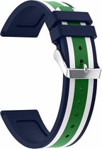 watchbands-shop.nl bandje - Samsung Galaxy Watch (46mm)/Gear S3 - Blauw/Groen
