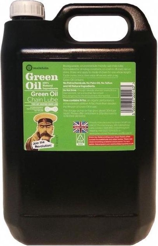 Green Oil Chain Lube 5 liter Olie bol