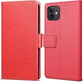 iPhone 12 Mini hoesje - Wallet Case - Rood