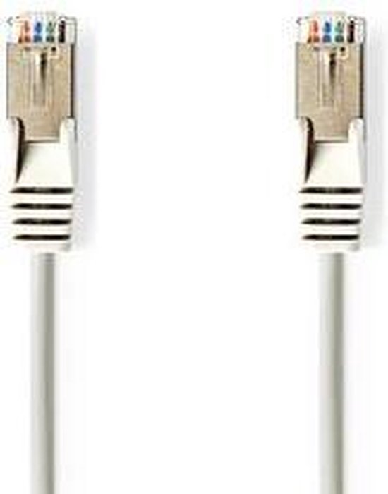 Nedis - Câble réseau Nedis CCGP85121GY75 Cat5e Sf / UTP Rj45 Mâle - Rj45 Mâle 7,5 M Gris - Garantie de remboursement de 30 jours